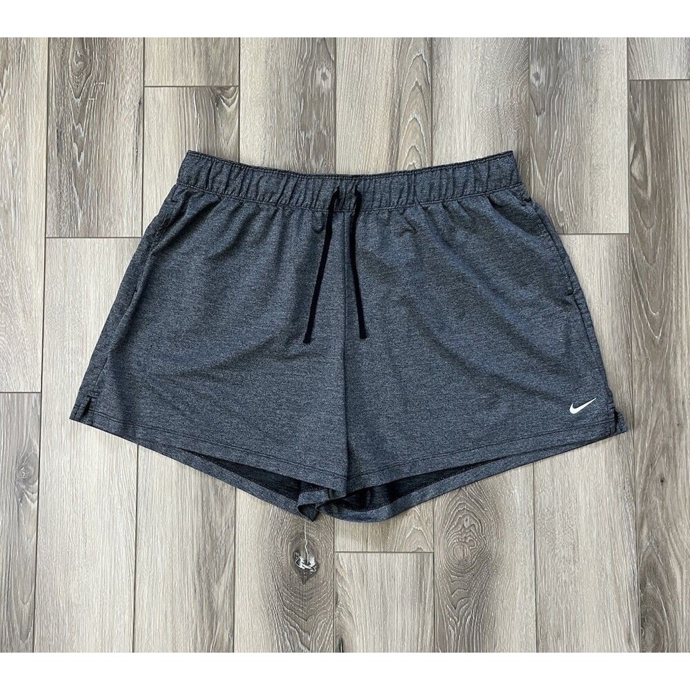 Nike Women's Black/Heather Dri-FIT Attack Training Shorts (DC5413-010) Size 1X